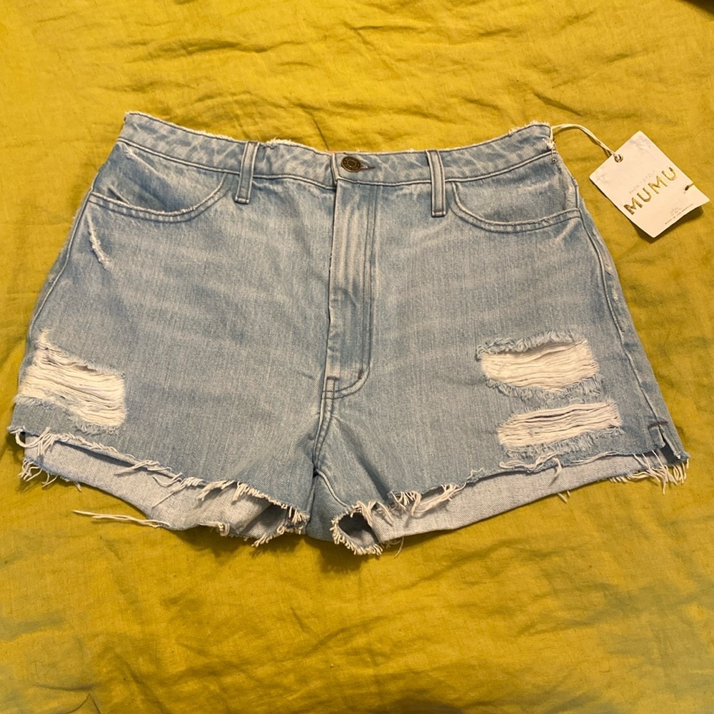 Light Wash Shorts